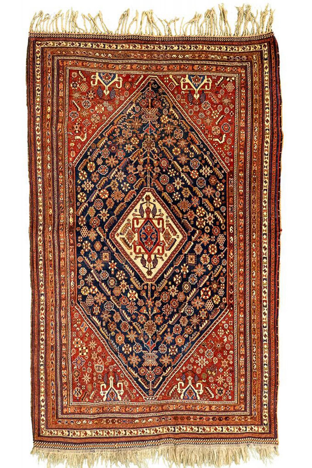 Antique qashqai rug